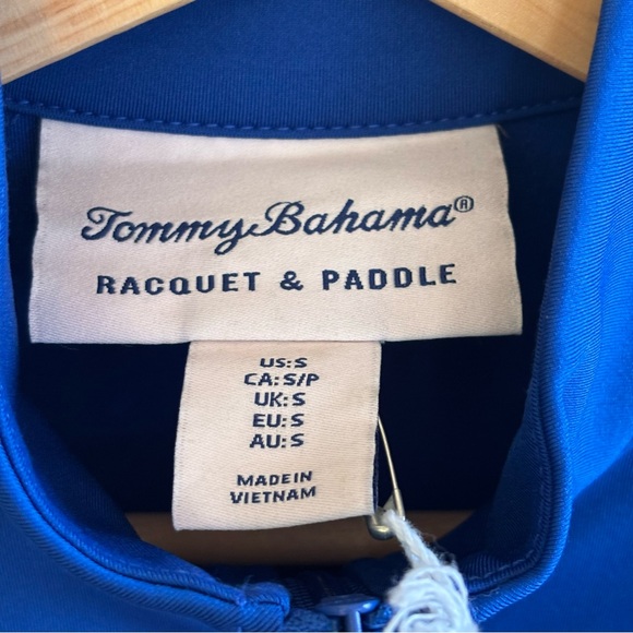 Tommy Bahama Racquet & Paddle Women S Blue Golf Tennis Prep 1/4 Zip Pullover NWT - Picture 4 of 8